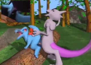 Mew Two from Pok├йmon fucking in a hot vid
