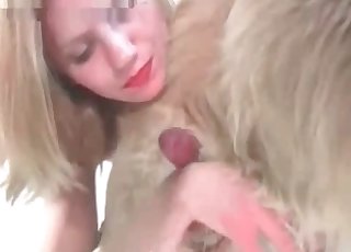 White doggy and glamour female having sex