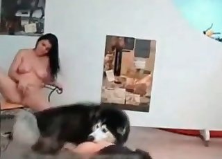 Slutty mutt screwing ﻿2 babes at once